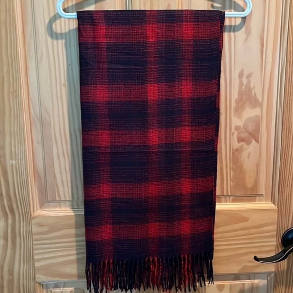 Plaid Blanket Scarf